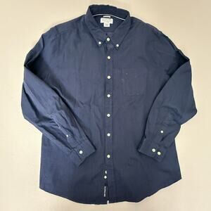 U.S. Polo Assn Black Mallet Classic XL Navy Button Down Shirt 100% Cotton